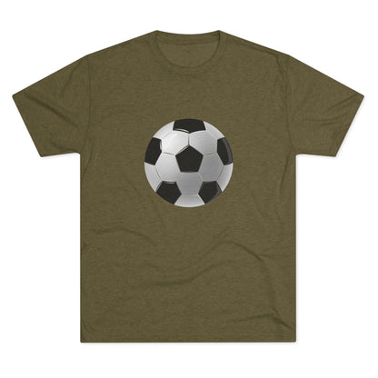 Dynamic Football Design - Sports Passion and Energy Unisex Tri-Blend Crew Tee
