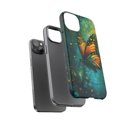 Colorful Butterfly Phone Case, Tough Cases for iPhone and Samsung, Cute Tech Accessories, Nature Lovers Gift, Vibrant Floral Design