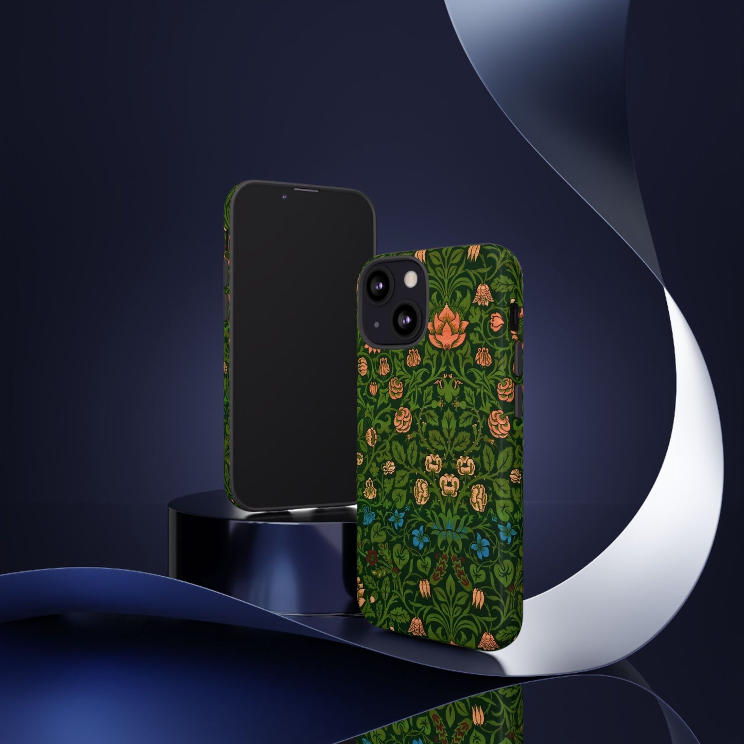 Crimson Leaf Whirl – Phone Case - Tough Cases