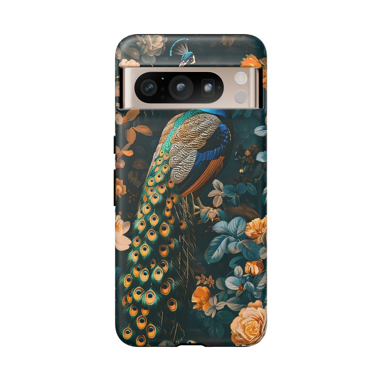 Peacock Phone Case - Elegant Floral Design, Tough Case for Protection, Unique Gift for Nature Lovers, Stylish Accessory, Eco-Friendly