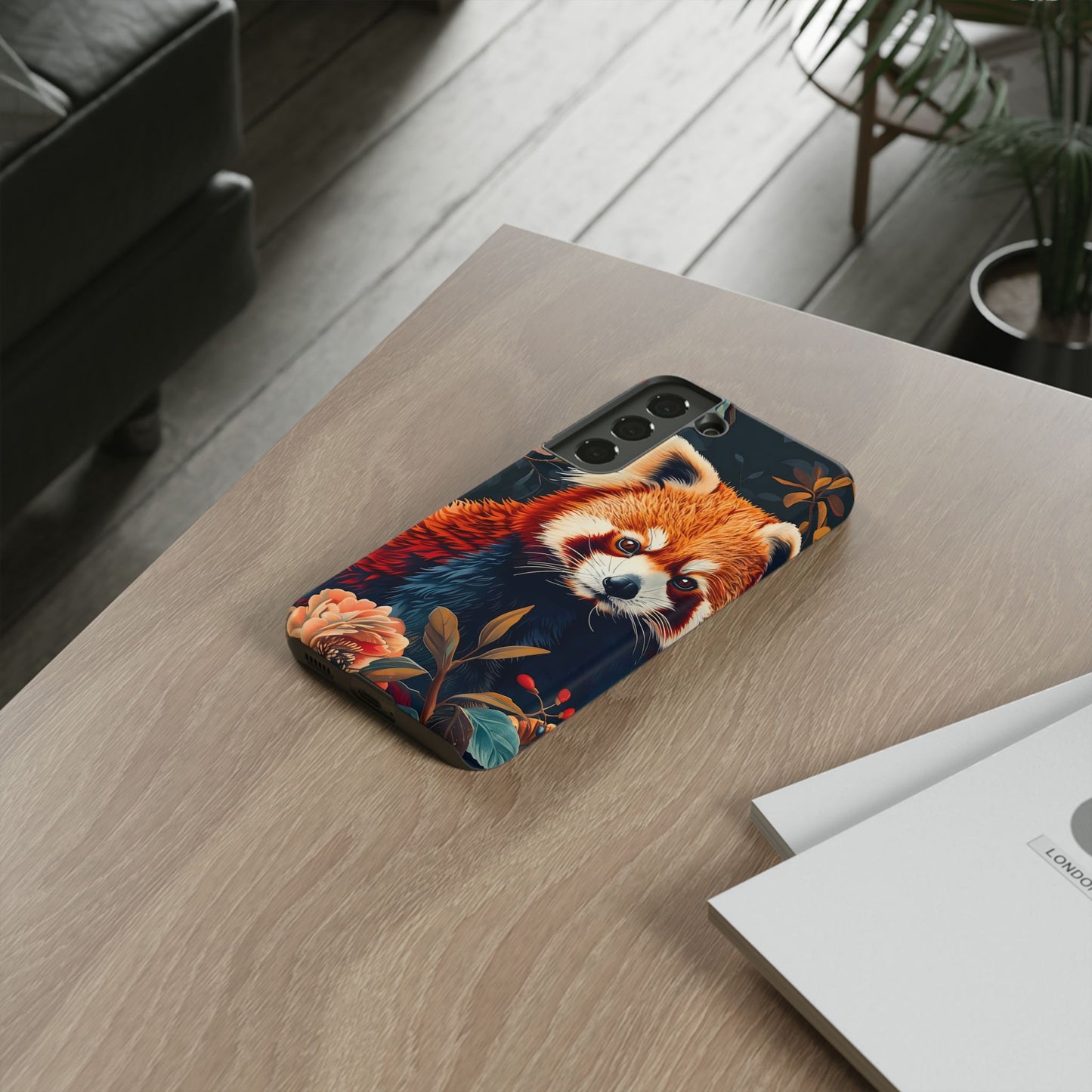 Cute Red Panda Phone Case, Wildlife Lover Gift, Tough Cases for iPhone, Nature-Themed Phone Cover, Animal Art Shell, Cute Tech Accessories