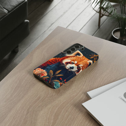 Cute Red Panda Phone Case, Wildlife Lover Gift, Tough Cases for iPhone, Nature-Themed Phone Cover, Animal Art Shell, Cute Tech Accessories