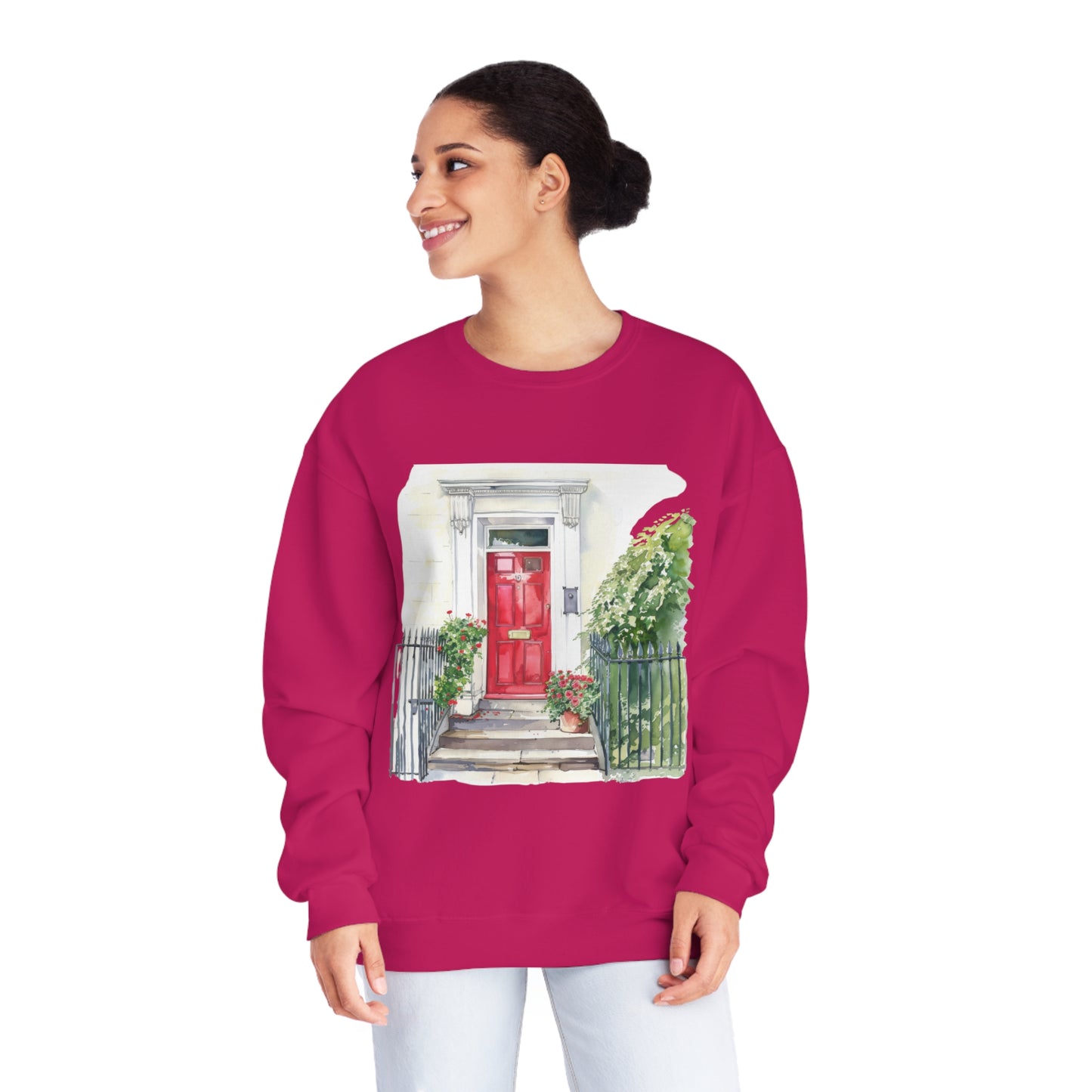 Unisex NuBlend® Crewneck Sweatshirt - British Nature - Scenic Landscapes and Natural Beauty