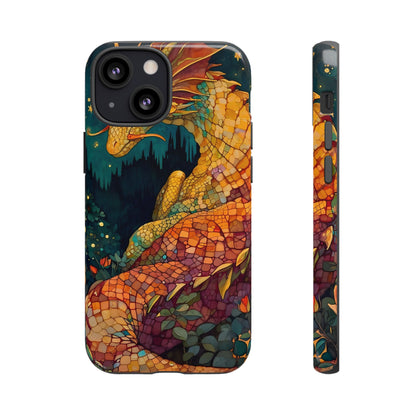 Dragon Art Phone Case, Tough Phone Cover, Fantasy Gift, Unique Mobile Accessory, Dragon Lover Gift, Stylish Protection