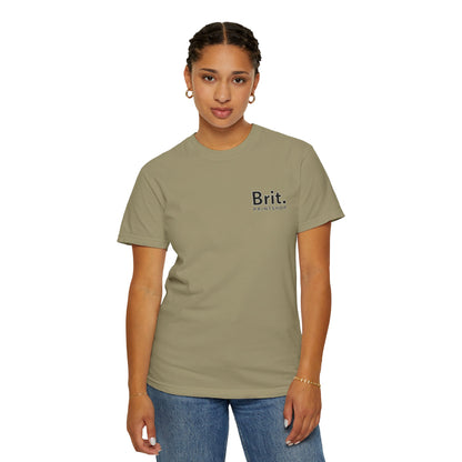 Unisex Garment-Dyed T-shirt - Brit.Printshop - Logo