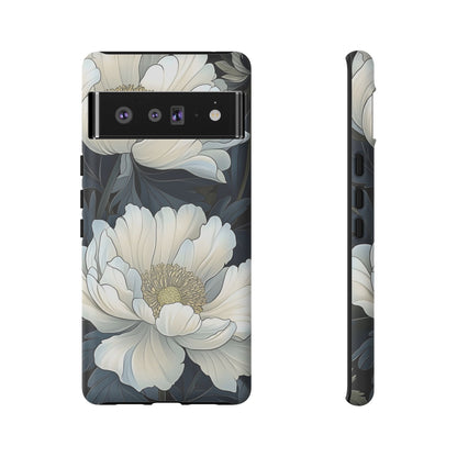 Elegant Floral Phone Case, Floral iPhone Cover, Flower Art Phone Case, Eco-Friendly Mobile Protection, Tough & Stylish Phone Case