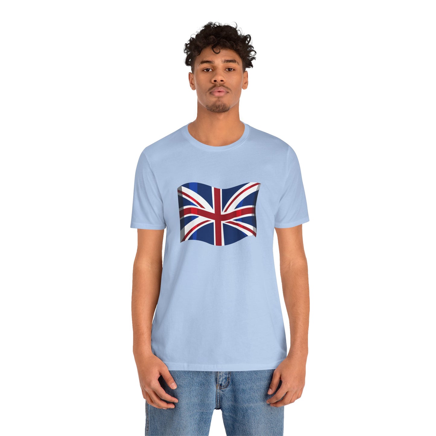 Unisex Jersey Short Sleeve Tee - UK Flag - Union Jack Artwork