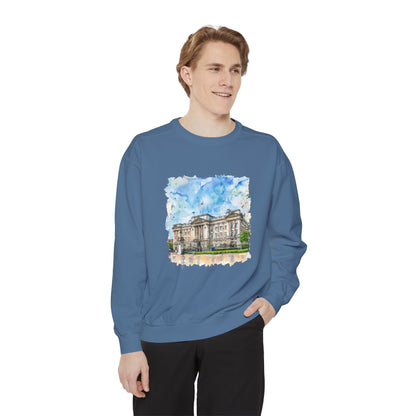Unisex Garment-Dyed Sweatshirt Lightweight - British Nature Scenic Landscapes