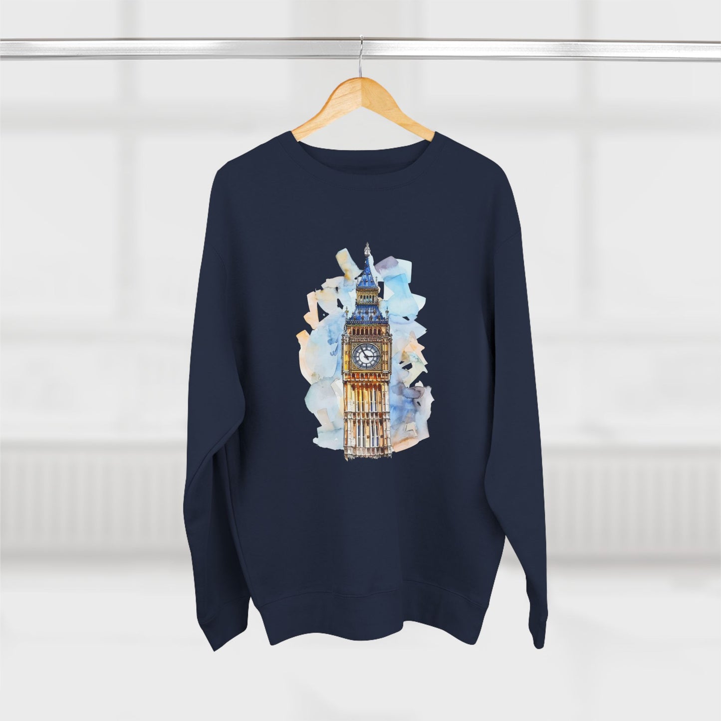 Unisex Crewneck Sweatshirt - Iconic Big Ben Clock Tower