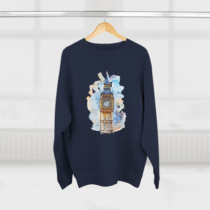 Unisex Crewneck Sweatshirt - Iconic Big Ben Clock Tower
