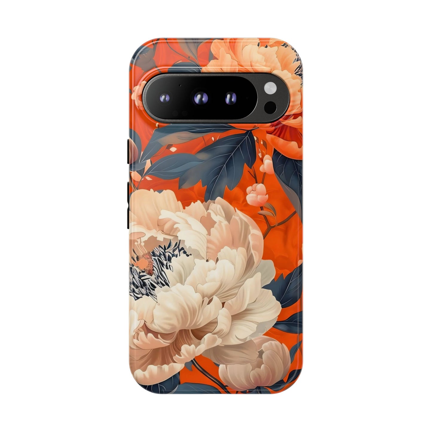 Floral Tough Case, Durable Floral Phone Case, Stylish Protection Case, Gift for Her, Spring Accessories, Mother’s Day Gift