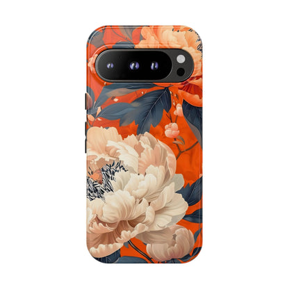 Floral Tough Case, Durable Floral Phone Case, Stylish Protection Case, Gift for Her, Spring Accessories, Mother’s Day Gift