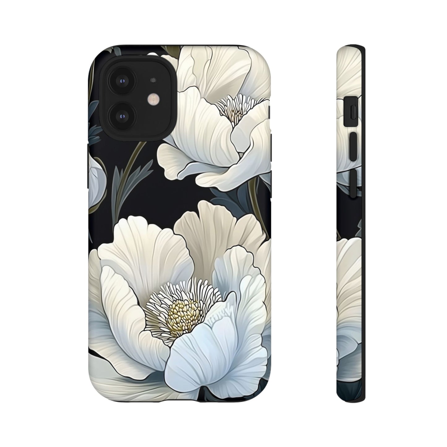 Floral Phone Case, Tough Cases for Women, Stylish Phone Cover, Floral Design Phone Protector, Nature Inspired Tech Accessories