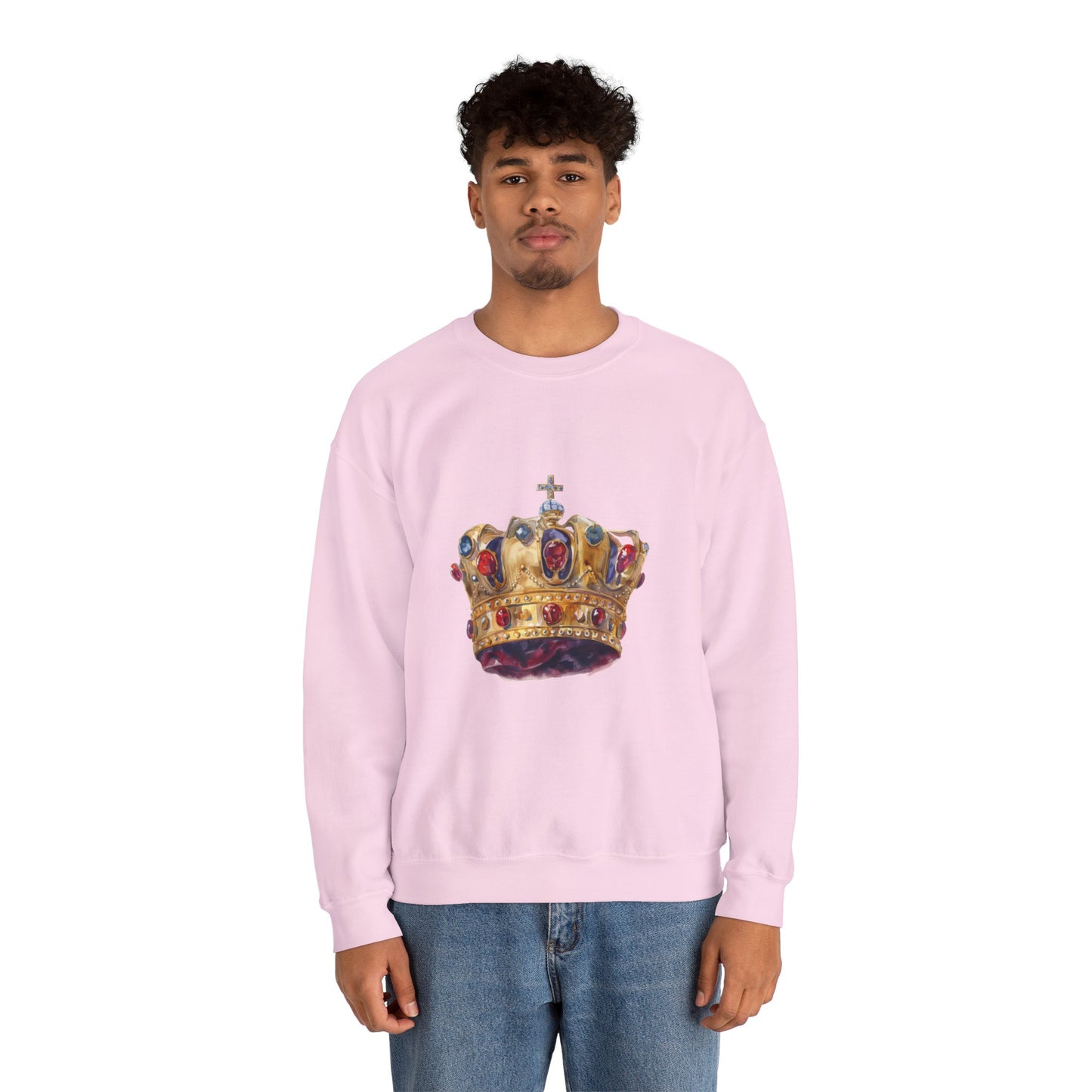 Unisex Heavy Blend™ Crewneck Sweatshirt High Grade - British Royal Crown