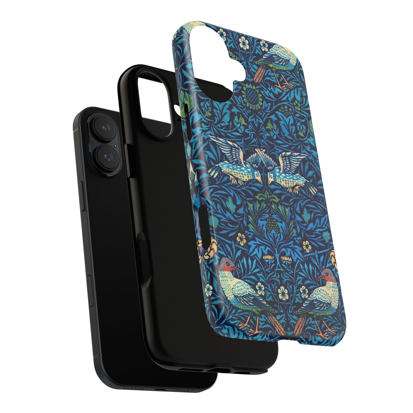 Elegant Bird Pattern Phone Case | Nature Lover Gift, Stylish Mobile Cover, Floral Design, Eco-Friendly, Unique Cell Phone Protector