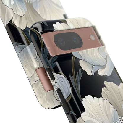 Floral Phone Case, Tough Cases for Women, Stylish Phone Cover, Floral Design Phone Protector, Nature Inspired Tech Accessories