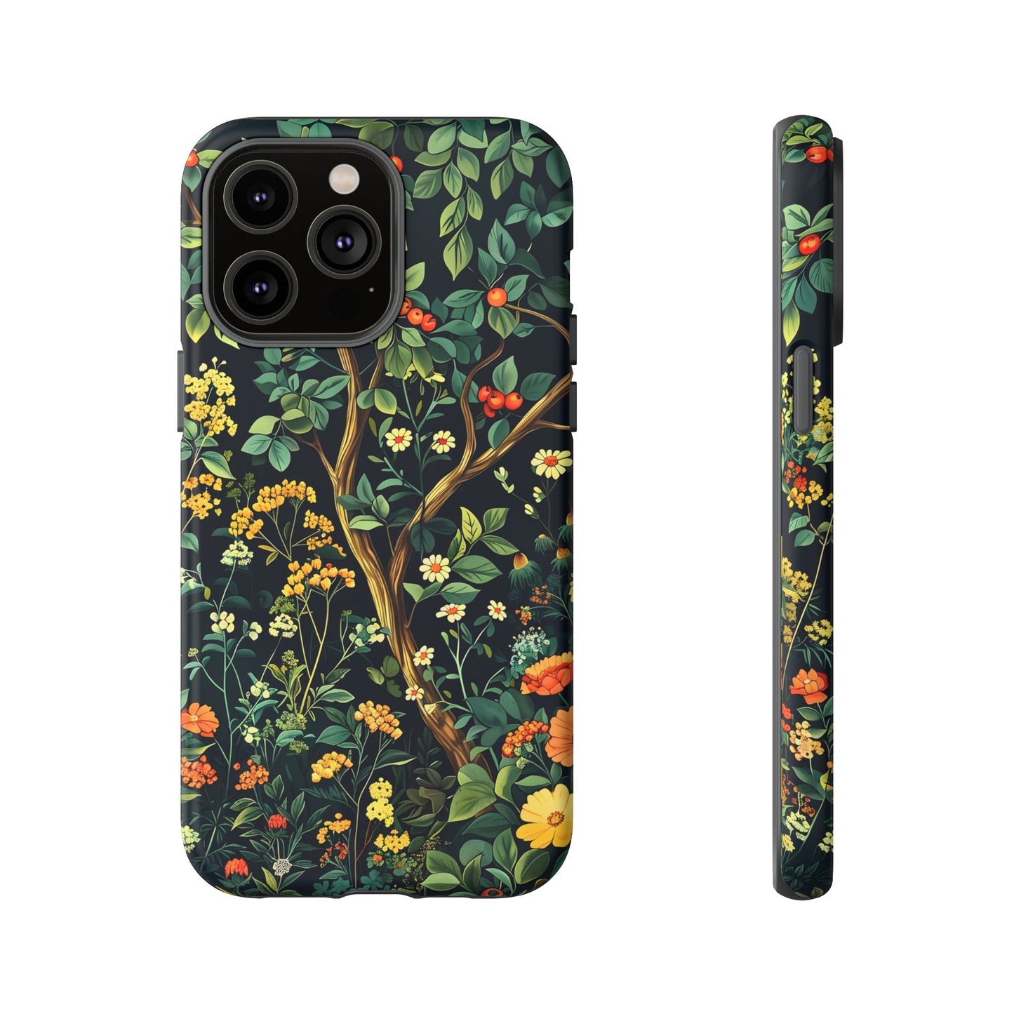 Floral Phone Case - Tough Cases, Colorful Nature Design, Gift for Flower Lovers, Phone Accessory, Unique Cell Phone Cover