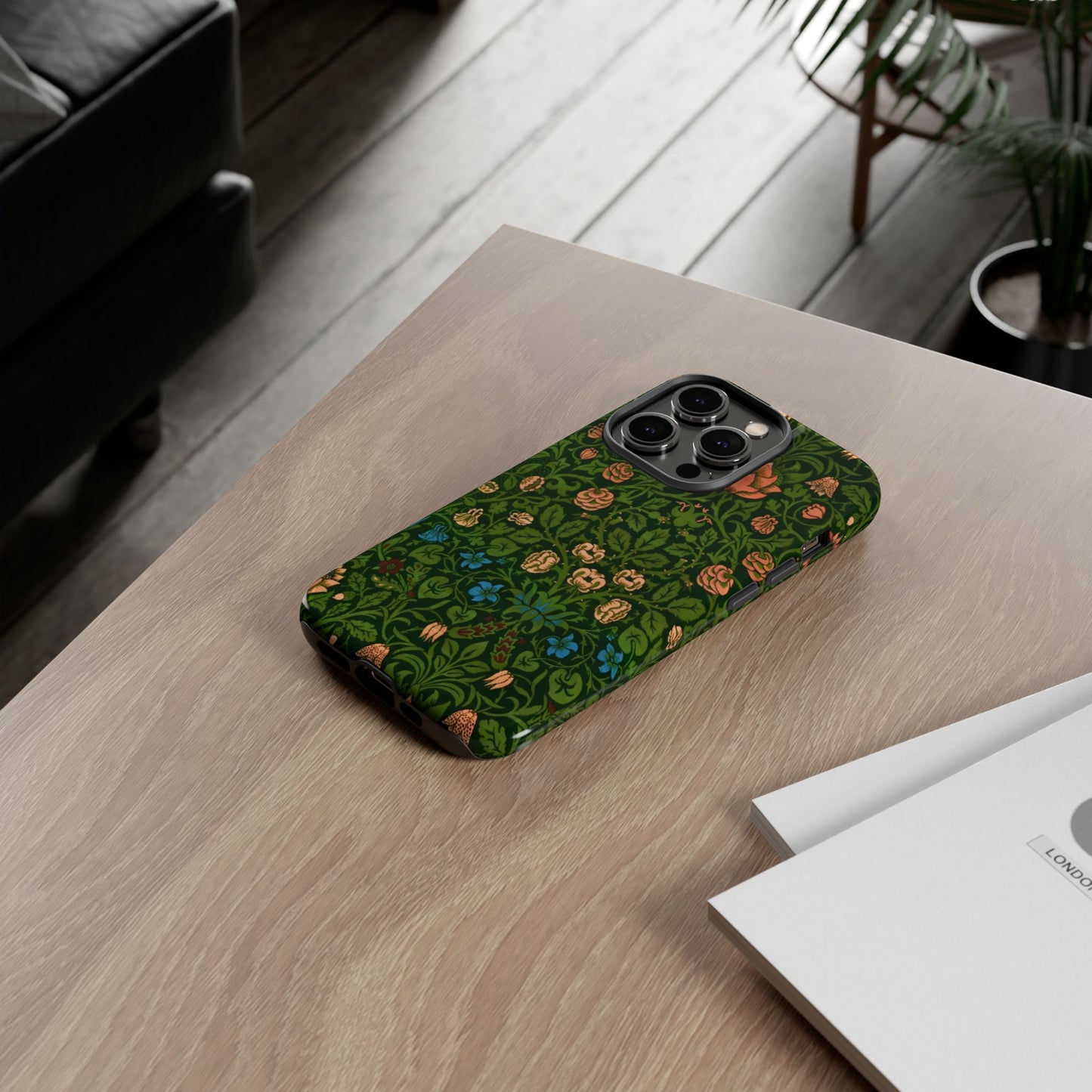 Crimson Leaf Whirl – Phone Case - Tough Cases