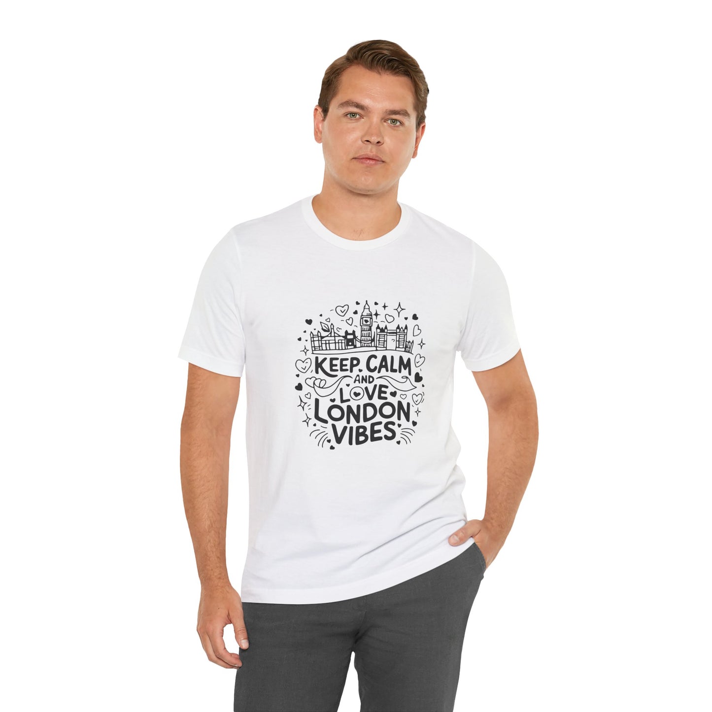 London Vibes Elegant Unisex Jersey Short Sleeve Tee