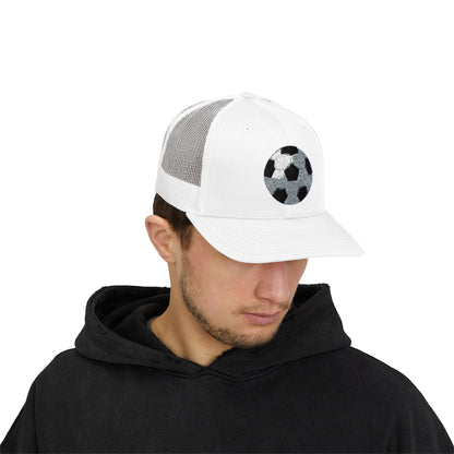 Sparkling Soccer Snapback Cap | Fun Sports Hat, Gift for Soccer Fans, Outdoor Activities, Playtime Accessories, Casual Wear