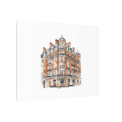 Artistic Matte Canvas Print of Historic Building, Wall Art Decor, Home Interior, Unique Gift, Fine Art, Architecture Lover, Urban Design