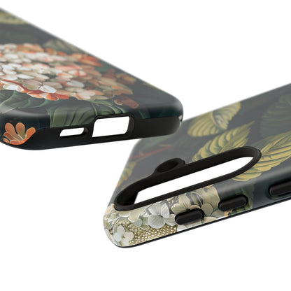 Floral Phone Case - Tough Cases, Nature Lover Gift, Floral Design, Botanical Phone Cover, Stylish Cellphone Accessory, Mother's Day Gift