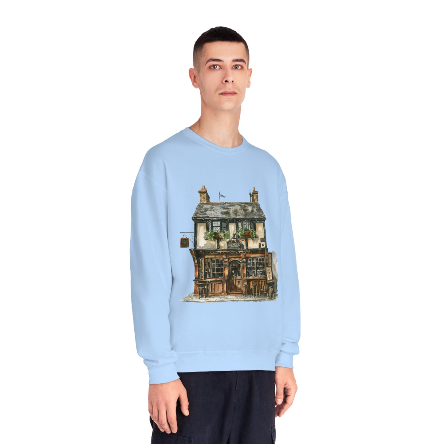 Unisex NuBlend® Crewneck Sweatshirt - Charming British House