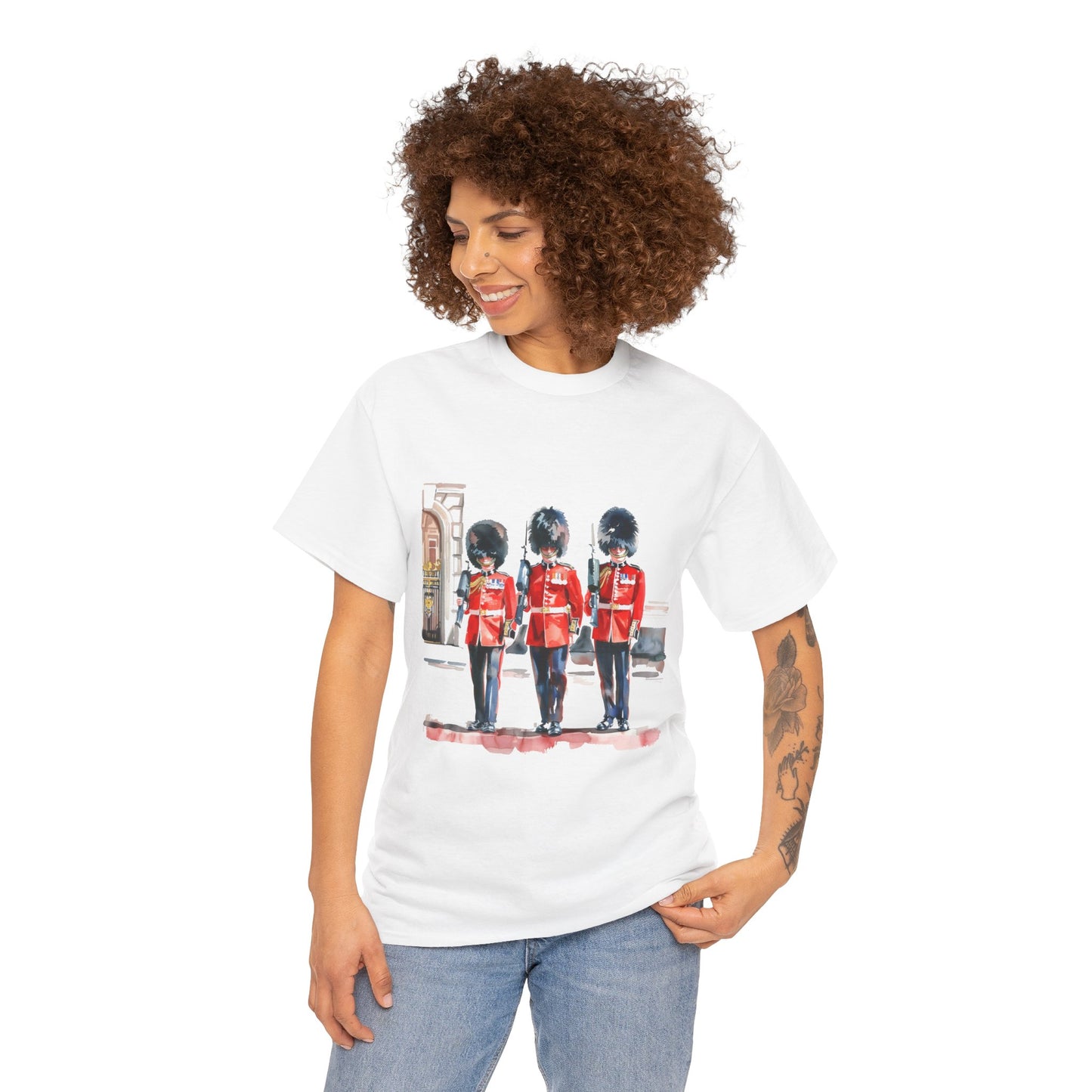 Unisex Heavy Cotton Tee - Cornish Courage - Red Jackets of Bodmin
