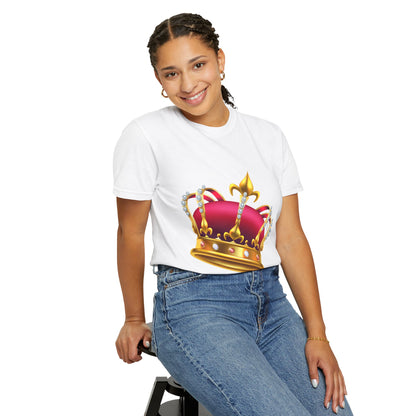 Unisex Garment-Dyed T-shirt - British Royal Crown