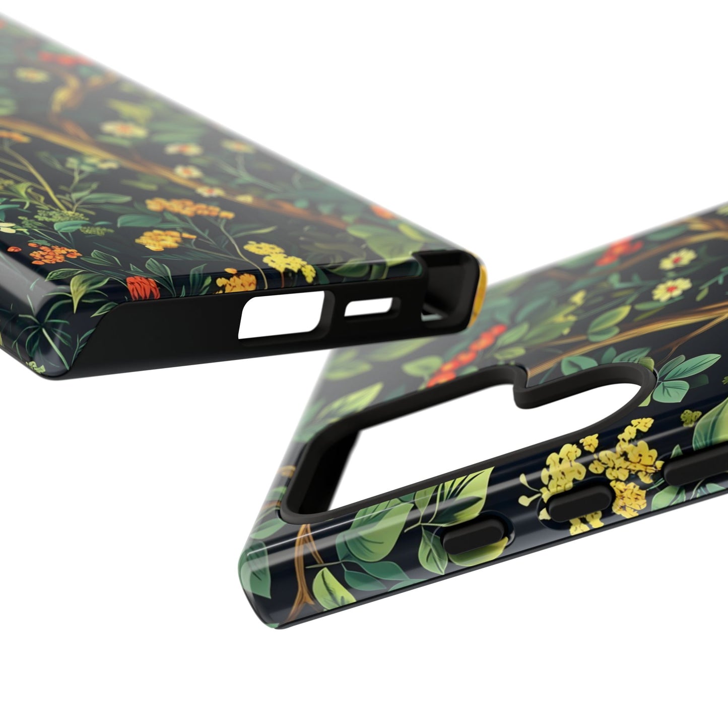 Floral iPhone Case, Nature Inspired Tough Case, Botanical Phone Cover, Eco-Friendly Gift, Unique Floral Design