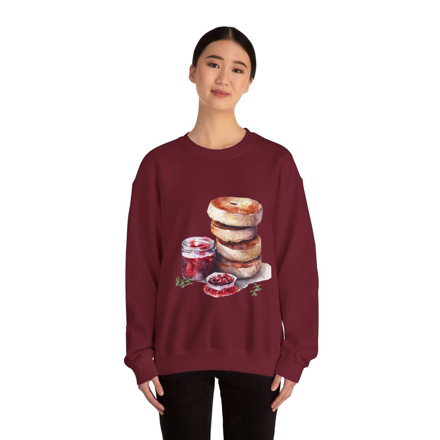 Unisex Heavy Blend™ Crewneck Sweatshirt - Royal Treats - British Cuisine with a Regal Twist