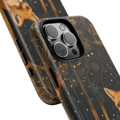 Fox Forest Phone Case, Cool Tough Case for Animal Lovers, Nature Themed Accessory, Unique Gifts for Her, Wildlife Protection