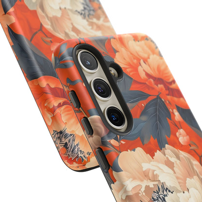 Floral Tough Case, Durable Floral Phone Case, Stylish Protection Case, Gift for Her, Spring Accessories, Mother’s Day Gift