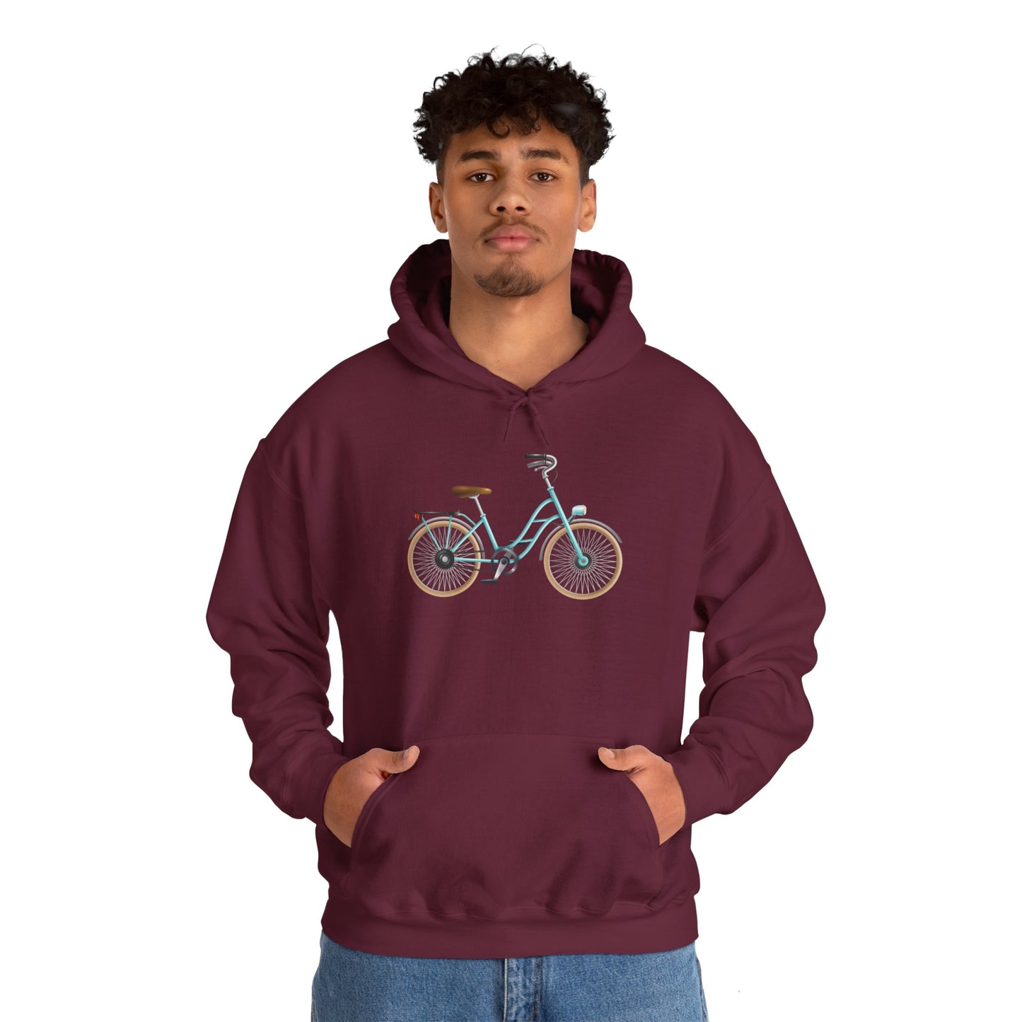 Unisex Heavy Blend™ Hooded Sweatshirt - Classic Bicycle
