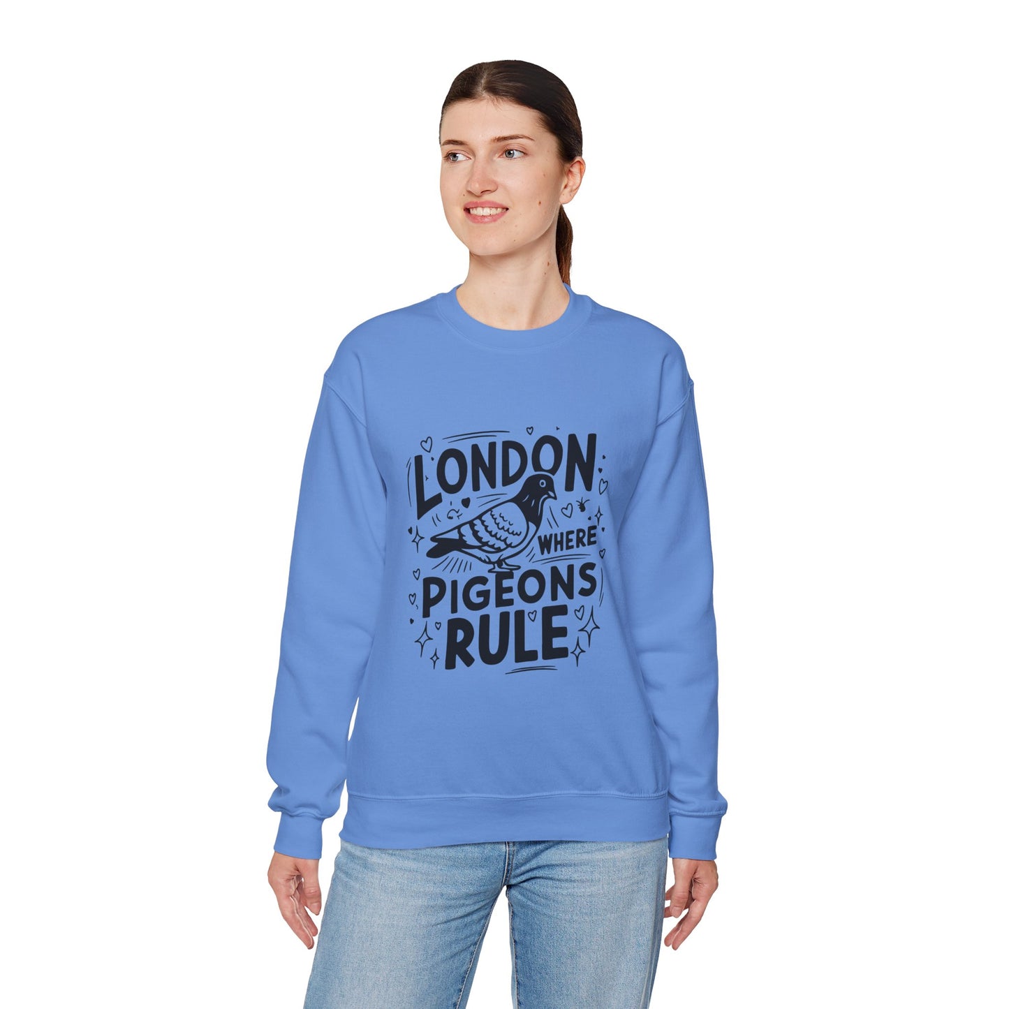 Unisex Heavy Blend™ Crewneck Sweatshirt - Pigeons Rule in London