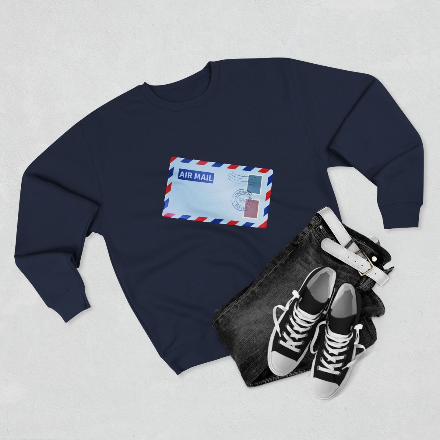 Unisex Crewneck Sweatshirt - Vintage British Air Mail
