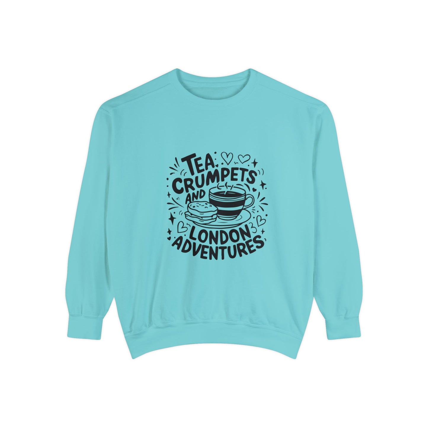 Unisex Garment-Dyed Sweatshirt Elegant - London's Adventure
