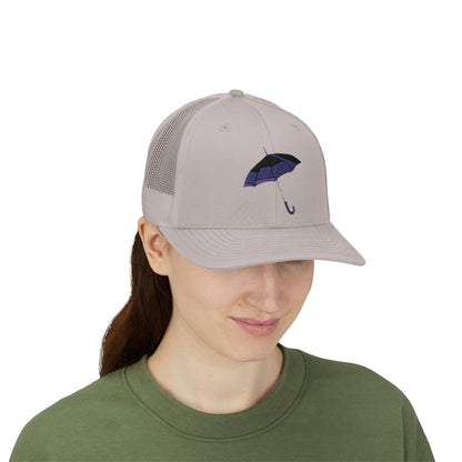 Stylish Umbrella Snapback Trucker Cap | Trendy Hat for Rainy Days, Casual Outings, Outdoor Events, Gift for Him/Her