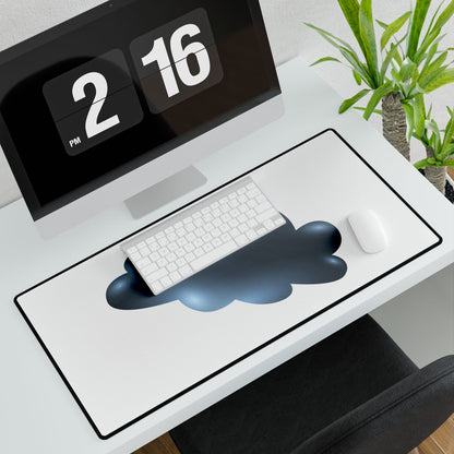 Minimalist Cloud Desk Mat | Modern Office Decor, Workspace Accessory, Desk Pad, Gift for Home Office, Aesthetic Office Supplies