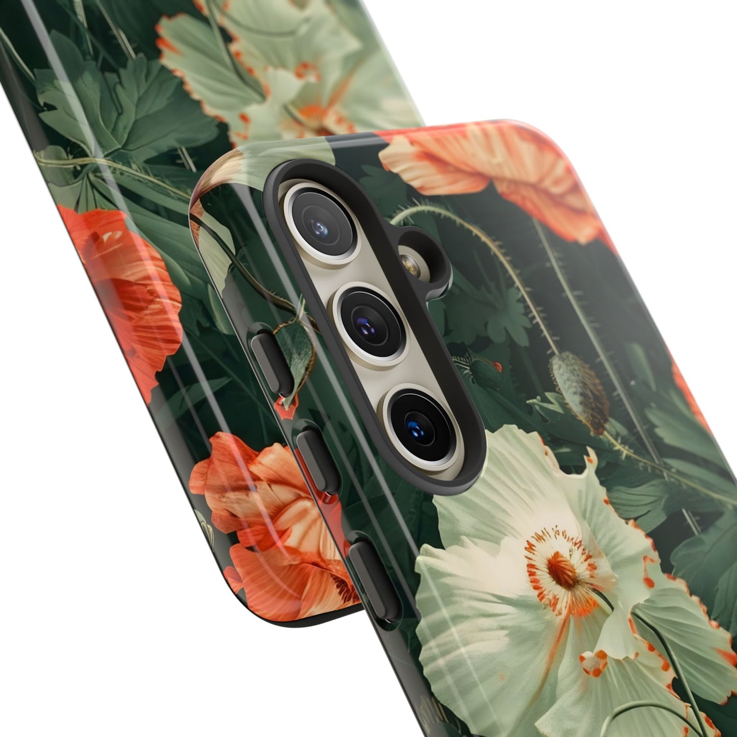 Floral Phone Case - Tough Cases, Botanical Design, Gift for Friends, Trendy Mobile Cover, Personalized Phone Accessory