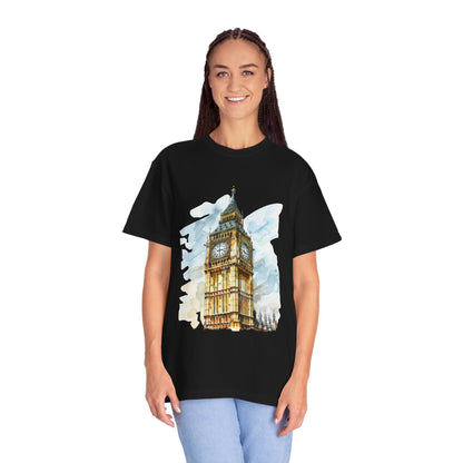 Unisex Garment-Dyed T-shirt - Big Ben - The Heartbeat of London