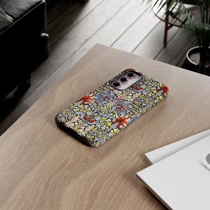 Stylish Phone Case - Floral Design, Tough Cases, Gift for Her, Phone Accessories, Trendy Tech, Unique Cell Phone Cover