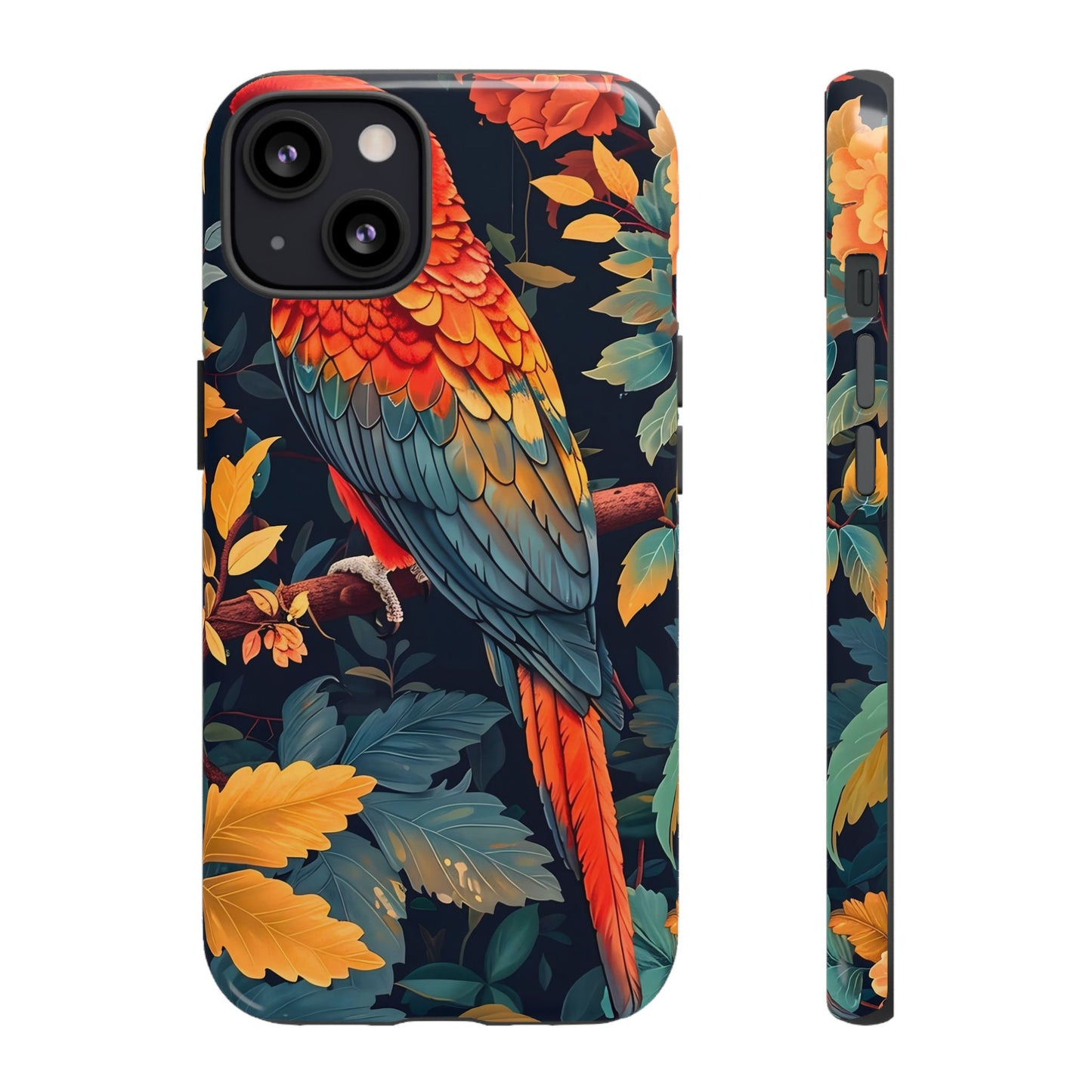 Vibrant Parrot Phone Case - Tough, Stylish, Nature-Inspired, Tropical, Wildlife, Perfect Gift, Summer Vibes