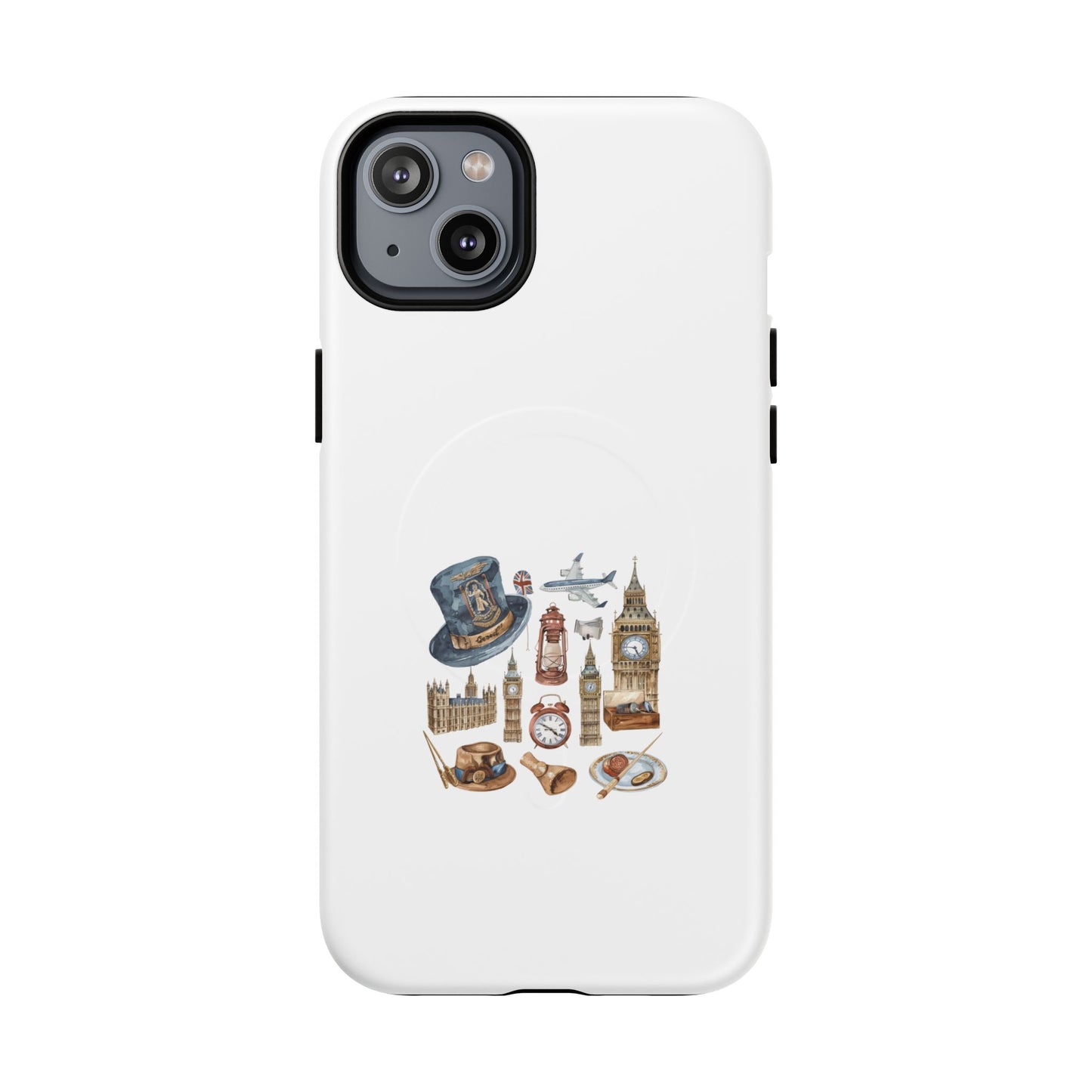 Stylish Tough Magnetic Phone Case Featuring Iconic London Landmarks, Durable Protection, Gift for Travelers, Phone Cover, Customizable [...]