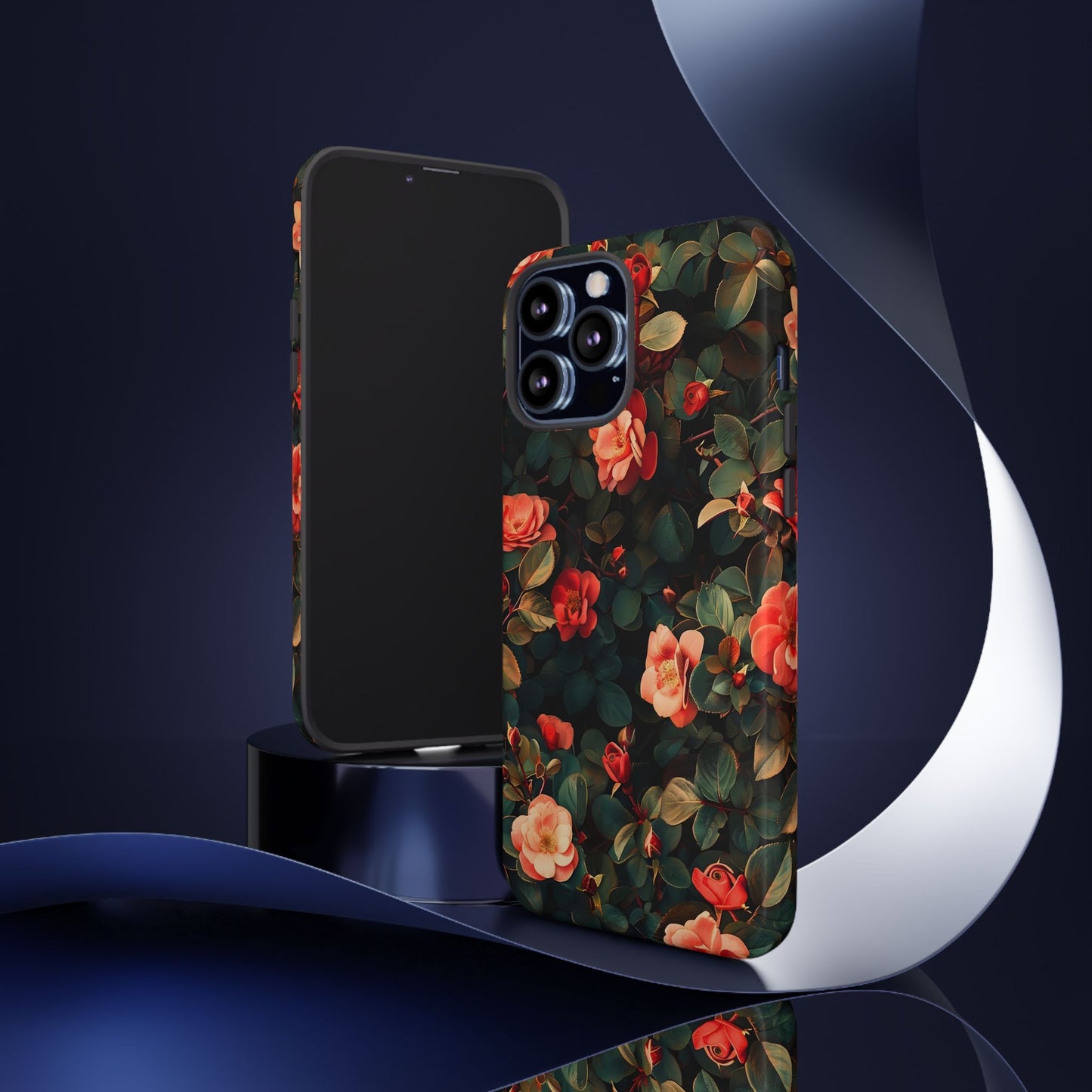 Floral Phone Case - Elegant Floral Design, Tough Protective Case, Perfect Gift for Her, Trendy Phone Accessories, Mother’s Day, Birthday