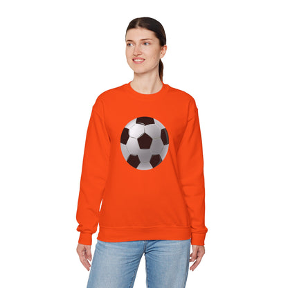 Unisex Heavy Blend™ Crewneck Sweatshirt - Dynamic Football Design - Sports Passion and Energy