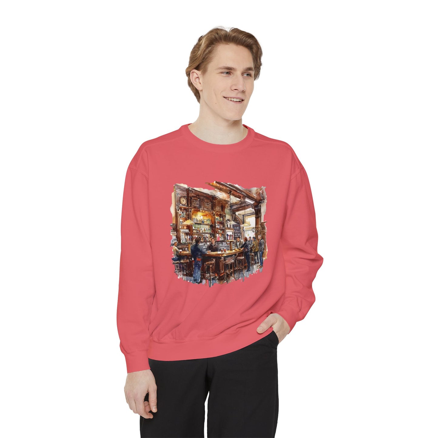 Unisex Garment-Dyed Sweatshirt Classy - London's Pub