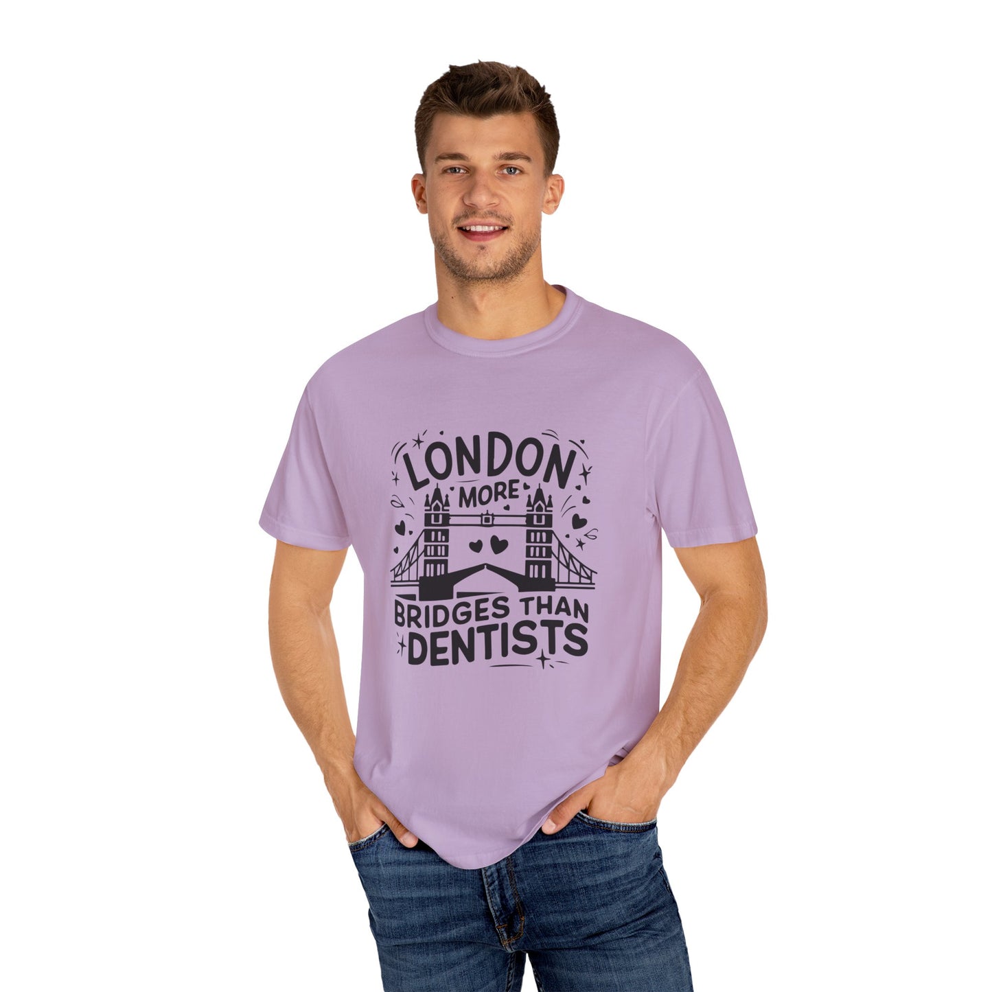Unisex Garment-Dyed T-shirt - London is having more Bridges