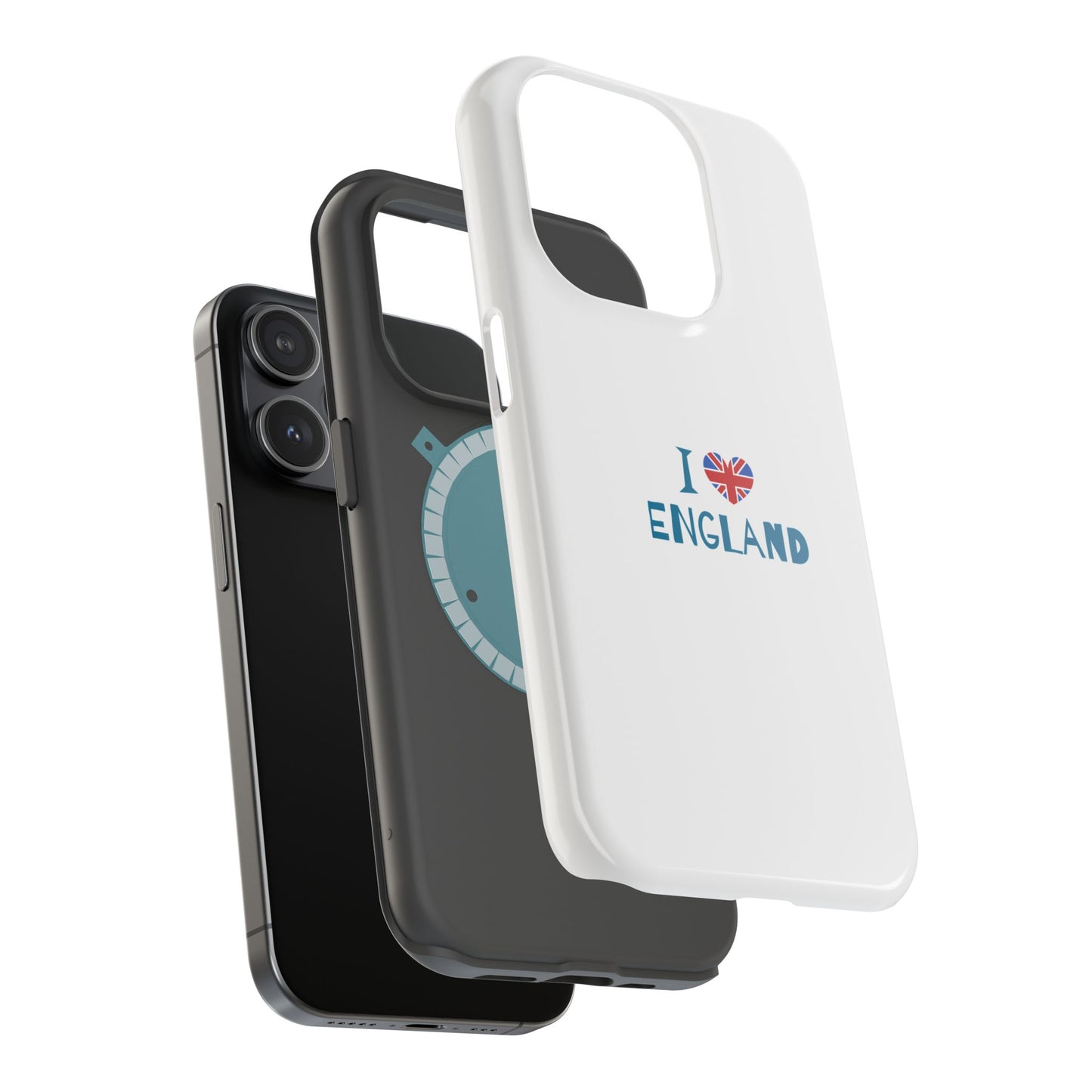 I Love England Magnetic Tough Cases, Phone Cover, Gift for Travelers, Souvenir, England Pride, Durable Phone Protection