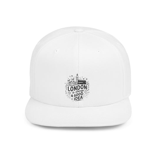 London Snapback Hat - Hipster Cap, Streetwear Accessory, Gift for Travelers, Outdoor Hat, Casual Wear